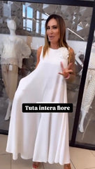 Tuta intera con fiore